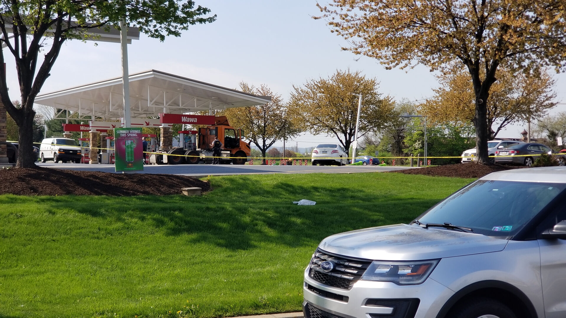Vehicle in Wawa parking lot Upper Macungie Township